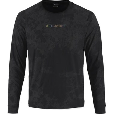 CUBE VERTEX FLOW Long-Sleeved Jersey Black 0